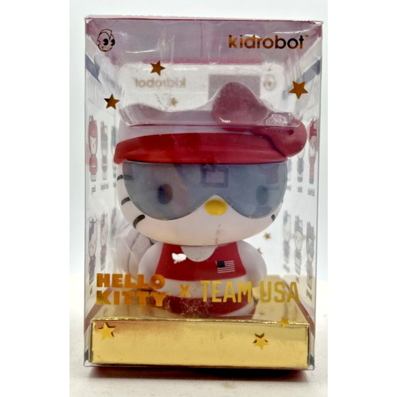Kidrobot Hello Kitty Team USA Vinyl Mini Series Swimming Figurine F32 - Picture 1 of 6